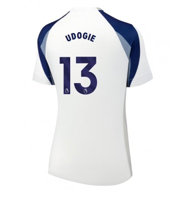 Tottenham Hotspur Destiny Udogie #13 Hjemmebanetrøje Dame 2025-26 Kortærmet